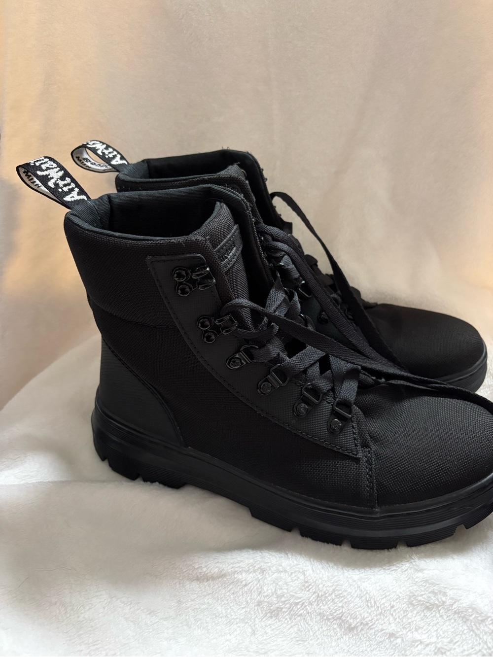 Dr Martens Combs Black Women's Lace-Up Boot
